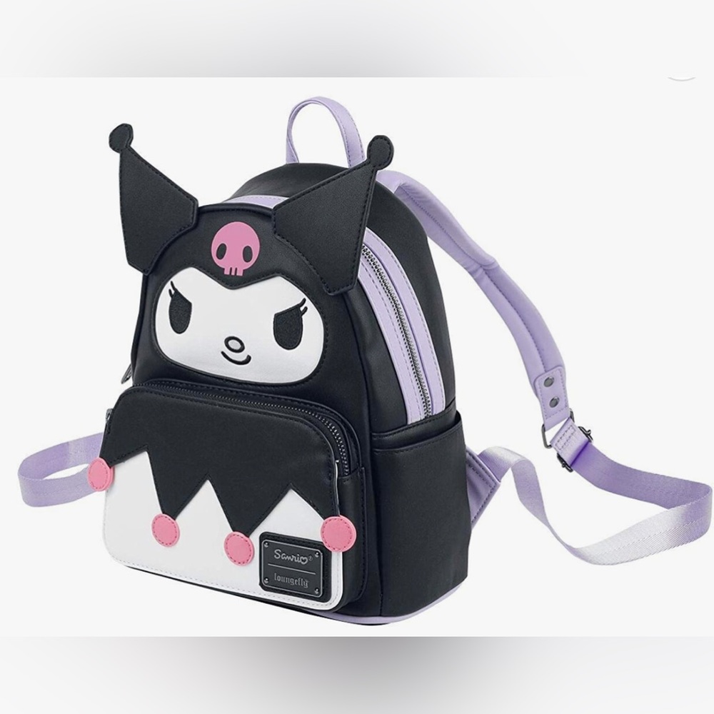 Loungefly Sanrio Hello Kitty Kuromi Cosplay Womens Double Strap Shoulder Bag - Picture 2 of 7
